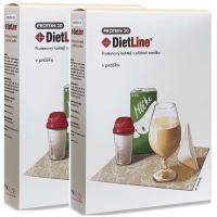 DietLine PROTEIN 20 proteinový kokteil  vanilka - 2 balení