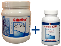 Gelantina Intensive rozpustný prášek+Gelantina Active tablety 